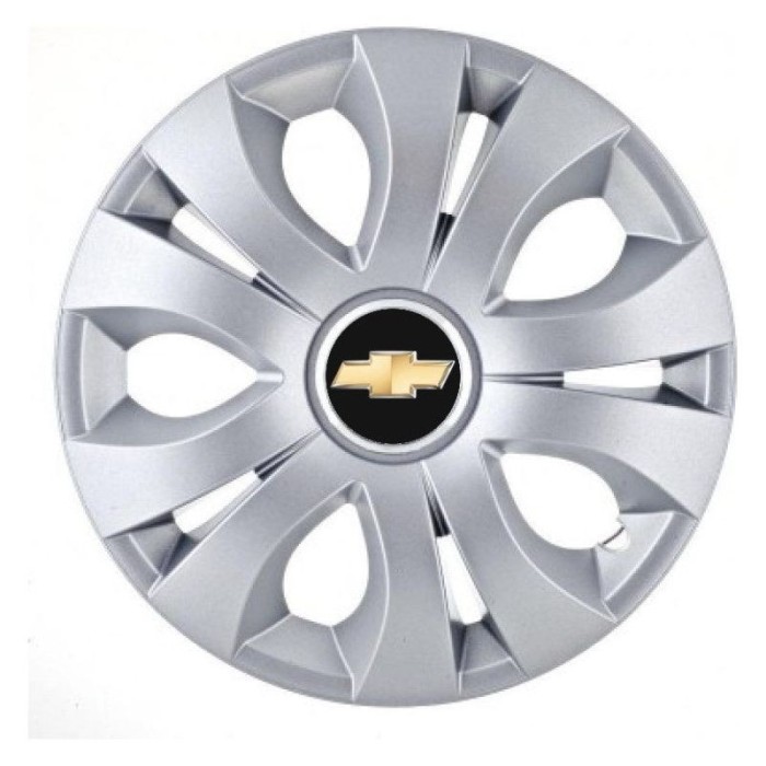 Set 4 Capace Roti Autohelix MSA&reg; potrivite jantelor de 14 inch, Compatibil Cu Chevrolet, model Top Gray