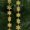 Ghirlanda de Craciun - Fulgi de nea - 2.7 m - aurie Best CarHome, Familly Christmas