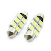 Bec LED Sofit 39mm Carguard, 12V, 1.5W, 108 Lumeni, SMD, Plafoniera, Numar Inmatriculare - Set 2 buc