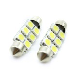 Bec LED Sofit 39mm Carguard, 12V, 1.5W, 108 Lumeni, SMD, Plafoniera, Numar Inmatriculare - Set 2 buc