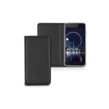 Husa pentru Blackview A7, Piele ecologica, Negru, 43715.01