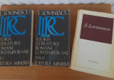 Istoria literaturii rom&acirc;ne contemporane (două volume) și Scrieri, E. Lovinescu