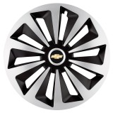 Cumpara ieftin Set 4 capace roti Fox Gri-Negru R17 pentru gama auto Chevrolet, Autohelix MSA