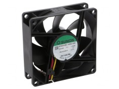 Ventilator DC Axial 24V 80x80x25mm 69.5m3/h 33dBA Cu Bila foto