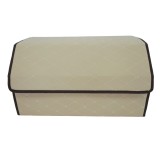 Cutie de Depozitare Auto, Flippy, Organizator Premium Portbagaj, 2 Compartimente Depozitare, Geanta Multifunctionala din Piele Ecologica, Pliabil si R