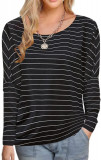 Oco Femei &#039;80 Off Shoulder Topuri M&acirc;necă scurtă Casual Loose Fit Bluză tricou, Oem