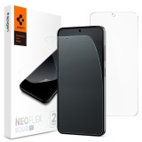 Folie pentru samsung galaxy s24, set 2, spigen neo flex, clear
