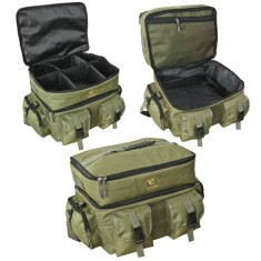 Geanta mare pentru accesorii pescuit la crap B34 BARACUDA 48x33x30cm
