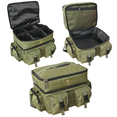 Geanta mare pentru accesorii pescuit la crap B34 BARACUDA 48x33x30cm foto