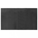 Cumpara ieftin Covor dreptunghiular, gri, 60x100 cm, bambus