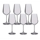 Set 6 pahare cristal vin alb Bohemia Selection, 360 ml