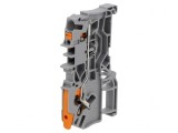 Conector de &Icirc;mbinare pentru Șine 0,25&divide;2,5mm&sup2;, 2 Piste, Gri, Wago