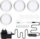 Cumpara ieftin Set 4 Spoturi Led, Prindere Cu Adeziv, Alimentare la Priza, 2.5W - CN
