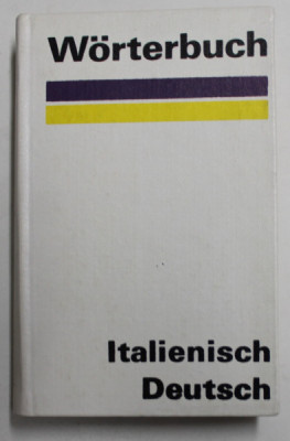 WORTERBUCH ITALIENISCH - DEUTSCH von VLADIMIRO MACCHI , 1972 foto