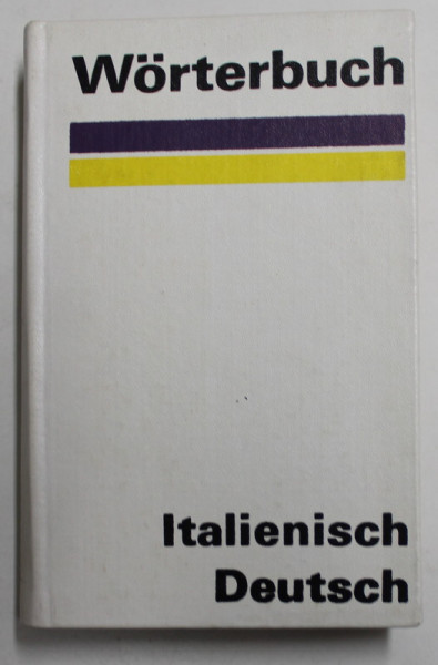 WORTERBUCH ITALIENISCH - DEUTSCH von VLADIMIRO MACCHI , 1972