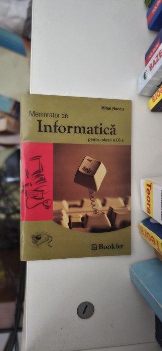 Mihai Nancu memorator informatica clasa IX