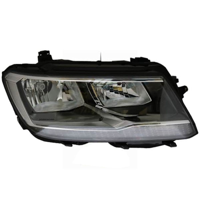 Far VW Tiguan 05.2016-12.2020; dreapta, halogen, ECE, ajustare electrica, motoras inclus, becuri H7+H7+PW24W+PY21W, 5NB941006B, MAGNETI MARELLI (AL -