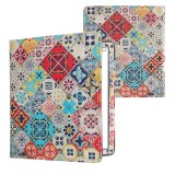 Husa cu buzunar Kwmobile pentru Onyx Boox Leaf 2, Multicolor, Piele ecologica, KWM000023PT004C