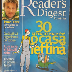 Revista READER'S DIGEST ROMANIA, NR. 17, Jamie Oliver, Martie 2007, 144 pag