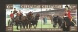 Gibraltar, QEII, regalitate, cai, nunta de aur, 1997, pereche, MNH, cota 12 euro, Nestampilat