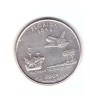 Moneda SUA 25 centi/quarter dollar 2004 D, Florida, stare buna, Europa, Nichel