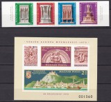 Ungaria 1975 ziua marcii MI 3060-3063 B+ bl. 115 B MNH nedant., Nestampilat