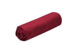 Cearsaf Cu Elastic Elysee 160x200cm, Culoare Rosu, 100% Bumbac Oeko Tex