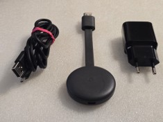 Chromecast Google 3rd Gen. Model NC2-6A5-1600 Portable Media Streamer