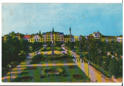 CPIB 18027 CARTE POSTALA - SATU MARE. PIATA LIBERTATII, RPR foto