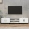 Gossi comoda tv, alb, 180x31,5x40 cm, lemn prelucrat