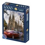 Puzzle 1000 piese Locuri Celebre - La Sagrada Familia, Barcelona