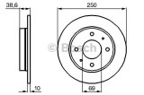 Disc frana MITSUBISHI COLT VI (Z3, Z2) (2002 - 2012) BOSCH 0 986 479 236