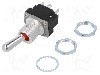 Intrerupator basculant, 2 pozitii, mod comutare ON-ON, DPDT, HONEYWELL - 2MT2-3