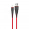 Cablu de date Devia Fish MFI Lightning 1.5m Rosu