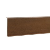 Glaf aluminiu exterior pentru ferestre, nuc, 15 x 300 x 0.1 cm