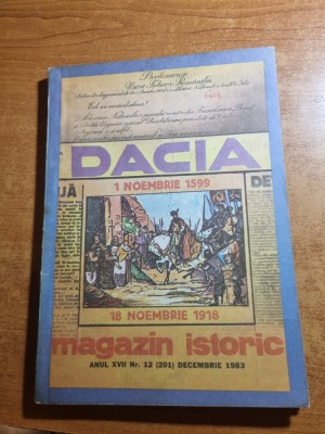 revista magazin istoric decembrie 1983 foto