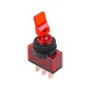 Comutator maneta auto ASW-14F rosu iluminat CR ON-OFF