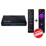 TV Box iSEN H96 MAX Pro Smart Media Player, 8K, 8GB RAM, 128GB ROM, RK3566 QuadCore, Android 11, Telecomanda cu giroscop si comanda vocala