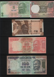 Set 5 bancnote India, Asia