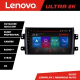 Navigatie Dedicata Lenovo Suzuki SX4 2006-2013 QLED 4GB+64GB Android 360 Camera