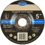 Disc de polizat inox 125x6x22 mm, Geko