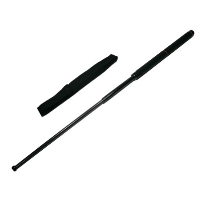 Baston telescopic cromatic, IdeallStore&amp;reg;, 100 cm, negru, teaca inclusa foto