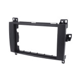 Rama adaptoare compatibila cu Mercedes A-class B-class Vito Viano de culoare negra pentru radio dvd navigatie mp3 player 2din