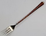 Furculita Argint 925 Emailata Aperitive, Danemarca Secol XX, 12cm