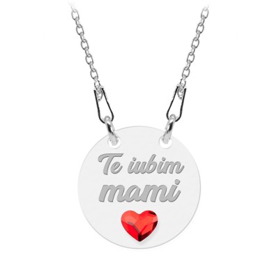 Zimea - Colier personalizat din argint si cristal - Banut foto