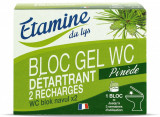 Rezerva 2 pastile gel pentru curatare si detartrare toaleta, parfum pin si eucalipt Etamine, Etamine Du Lys