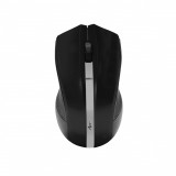 Mouse Optic Wireless Negru, 800 DPI, Mărime Mare, Navigare Precisă și Confortabilă