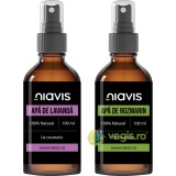 Pachet Ape Florale: Apa de Lavanda 100ml + Apa de Rozmarin 100ml