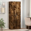 Gossi dulap inalt, stejar fumuriu, 70x35x180 cm, lemn prelucrat