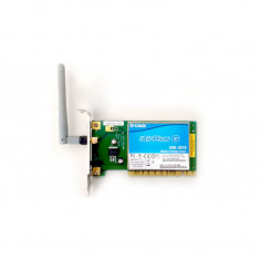 Placa retea wireless, o antena, slot PCI, low profile pentru SFF, diverse modele, second hand foto